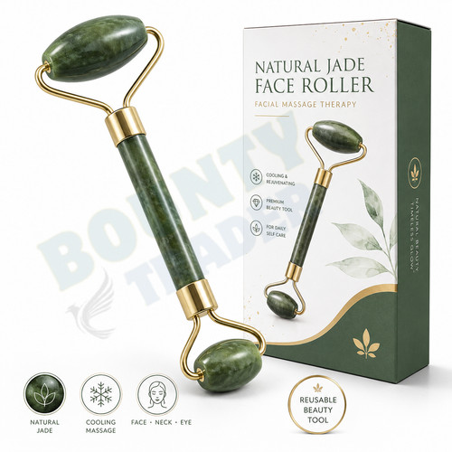 Jade face massage roller - massage,