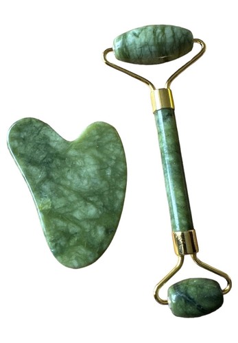 Jade roller and gua - roller,