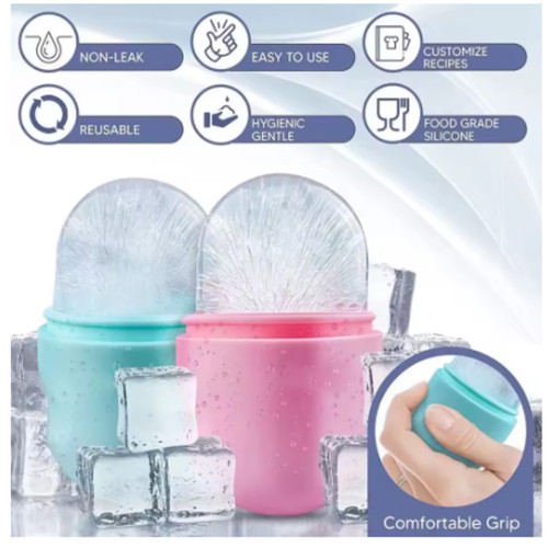 Reusable silicone ice face - silicone,