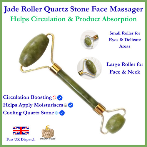 Jade face massage roller - face,