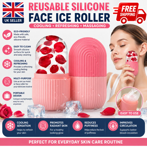 Reusable silicone face ice - reusable,