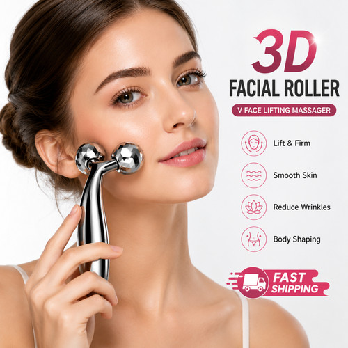 Facial roller massager v - facial,