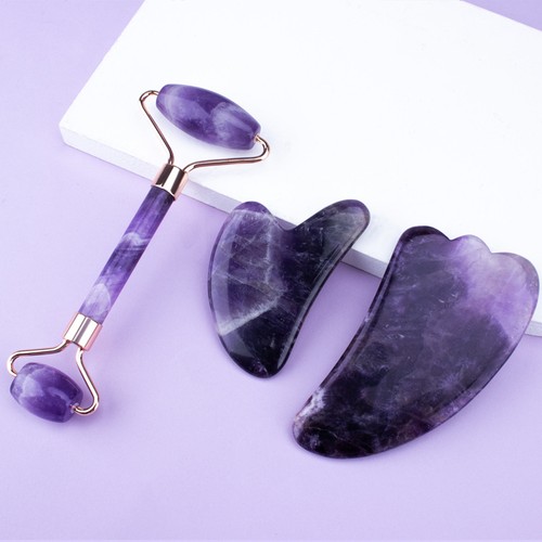 Amethyst purple face - face, roller