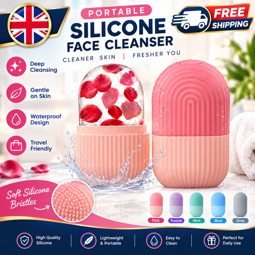 Reusable silicone face - silicone, ice