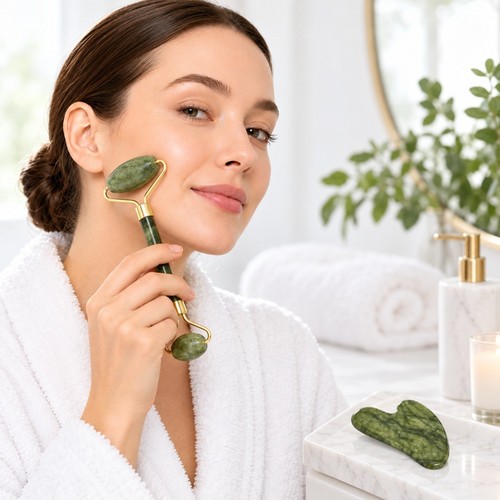 Natural jade roller - roller, &