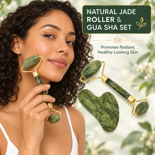 Natural jade roller - roller, &