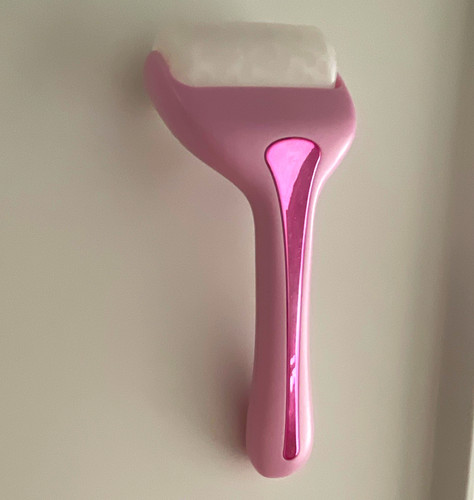 Pink white ice roller face - roller,