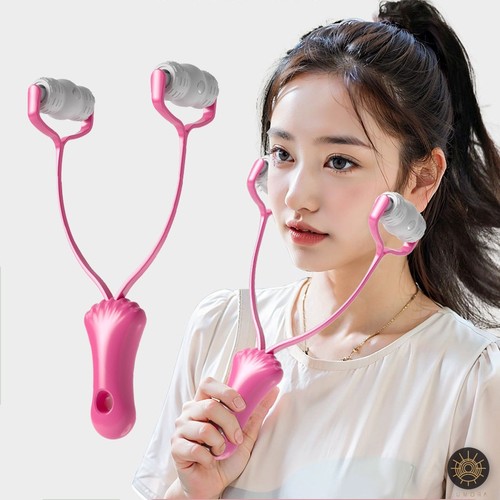 Shape face roller massager - y-shape,