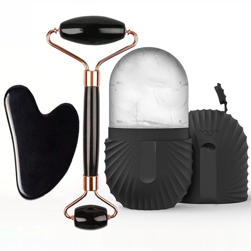 Ice face roller gua sha - roller, &
