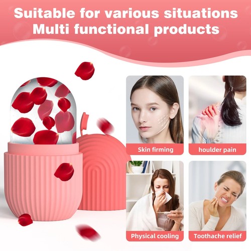 1pc silicone face ice cube