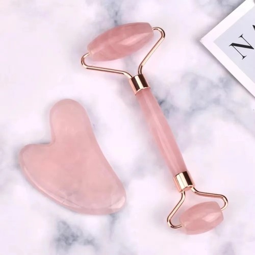 Rose quartz face roller - roller,, 100%