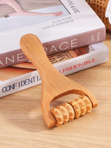 Wooden face and body massage - and,