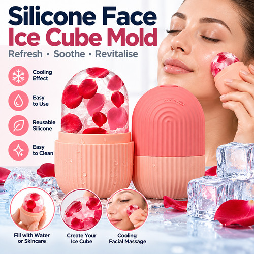 Reusable silicone face ice - reusable,