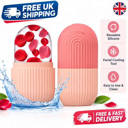 1pc silicone face - ice, cube