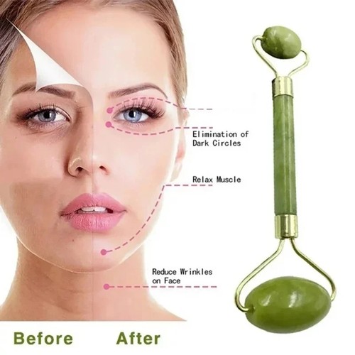 Jade roller face massage - face,