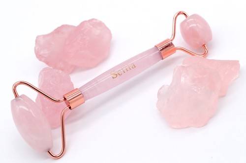 Rose quartz face roller - face, 100%