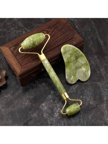 2pcs jade face - roller, gua