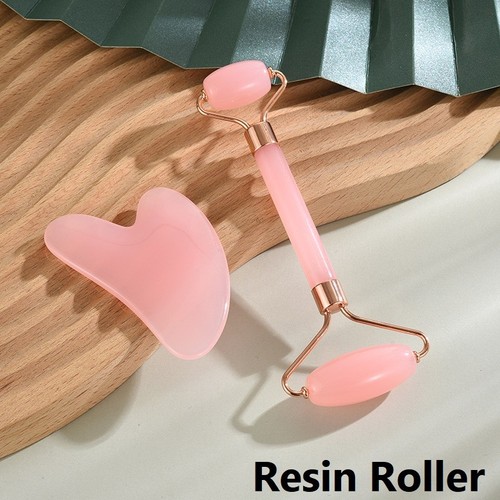 New 2pcs gua sha - facial, stone