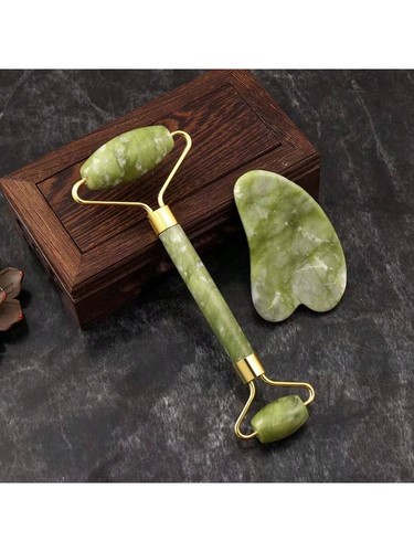 2pcs jade face roller - 2pcs, gua