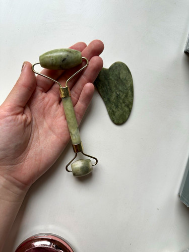 Brand new green stone face - brand,