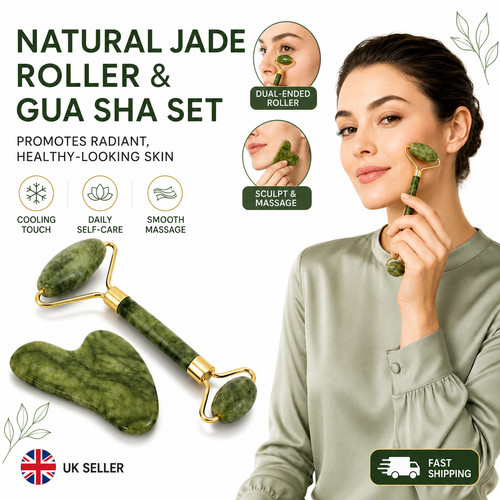 Natural jade roller - natural, &