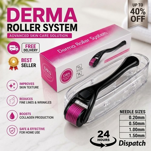 Derma skin roller 540 - roller, titanium